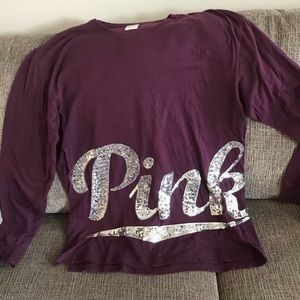 Victoria’s Secret PINK women’s bling shirt large